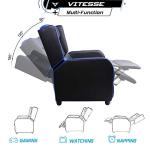 VITESSE Blue Gaming Recliner Chair for Man Cave