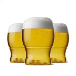 Unbreakable 12oz Plastic Beer Glasses - Set of 12
