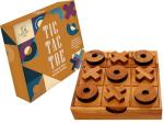 Wooden Tic Tac Toe Game for Adults and Kids