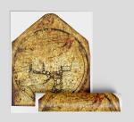 Medieval World Map Poster for Man Cave Art