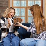Whiskey Barrel Coaster Set for Man Cave Decor