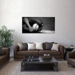 Black and White Baseball Wall Art for Man Cave