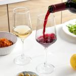 Set of 4 Lead-Free Wine Glasses for Parties