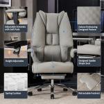 Big and Tall Ergonomic Office Chair with Footrest