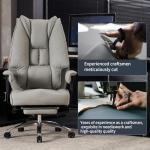 Big and Tall Ergonomic Office Chair with Footrest