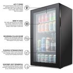 Ivation 126 Can Beverage Cooler - Black