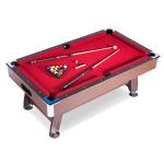 Draco 7-Foot Pool Table with Red Felt