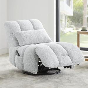 Oversized Power Recliner Chair with Lumbar Support