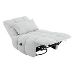 Oversized Power Recliner Chair with Lumbar Support