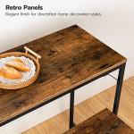 Rustic Bar Table and Stool Set with Outlet