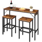 Rustic Bar Table and Stool Set with Outlet