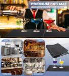 Durable Bar Mat 4-Pack for Spills and Service