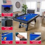 GoSports 7 ft Modern Pool Table with Accessories