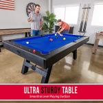 GoSports 7 ft Modern Pool Table with Accessories