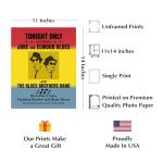 Vintage Music Wall Art Print for Man Cave