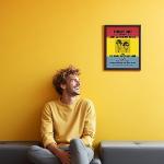 Vintage Music Wall Art Print for Man Cave