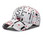 Adjustable Cotton Poker Card Baseball Cap