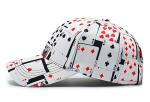 Adjustable Cotton Poker Card Baseball Cap