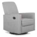 Light Grey 360° Swivel Glider Rocking Chair