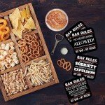 24-Pack Absorbent Beer Mats for Home Bars