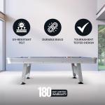 Hathaway Alpine 8-ft Outdoor Pool Table Set