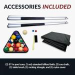 Hathaway Alpine 8-ft Outdoor Pool Table Set