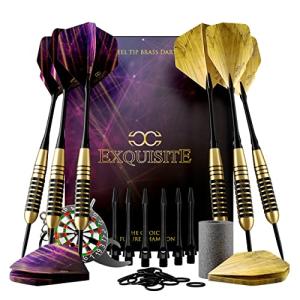Premium Steel Tip Darts Set with Accessories