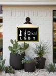 Funny LGBT Pride Metal Sign for Man Cave
