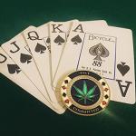 Golden Card Guard Coin for Poker Games