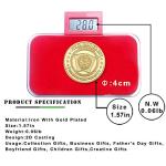 Golden Card Guard Coin for Poker Games