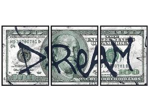 Large Motivational Graffiti Wall Art for Decor