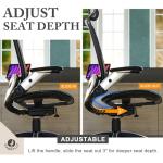 Ergonomic Gaming Mesh Office Chair with Flip-up Arms