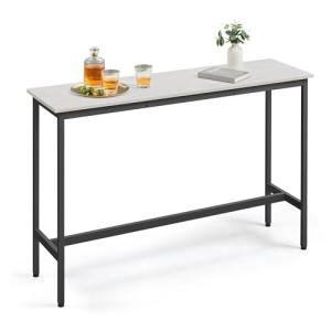 VASAGLE Industrial Bar Table with Sturdy Frame