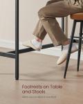 VASAGLE Industrial Bar Table with Sturdy Frame
