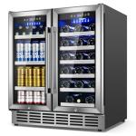 30-Inch Dual Zone Beverage Cooler Fridge