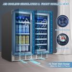 30-Inch Dual Zone Beverage Cooler Fridge