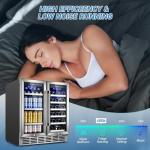 30-Inch Dual Zone Beverage Cooler Fridge