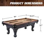 Belmont 7.5ft Pool Table with Accessories Set