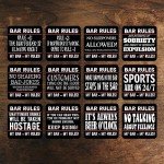 24-Pack Absorbent Beer Mats for Home Bars