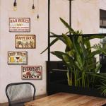 Funny Vintage Bar Rules Tin Signs - 4 Pack