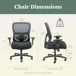 Big and Tall Ergonomic Office Chair, 350 lb Capacity