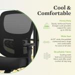 Big and Tall Ergonomic Office Chair, 350 lb Capacity