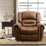 Heavy Duty Leather Recliner Chair for Man Cave
