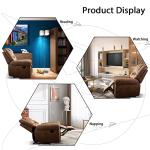 Heavy Duty Leather Recliner Chair for Man Cave