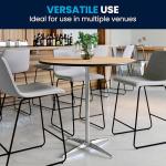 Adjustable Wood Cocktail Table for Home or Events