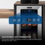 Whynter 12-Inch Built-In Beverage Cooler with Glass Door