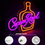 Vinray Crown Canadian Whiskey Neon Sign for Man Cave