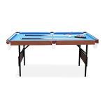 RACK Crux 55" Folding Pool Table - 3-in-1