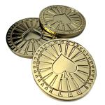 Luck Lab 3-Piece Metal Poker Button Set