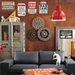 Funny Vintage Garage Tin Signs for Man Cave